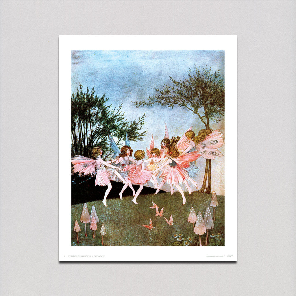 Dancing Fairy Circle - Fairies Art Print