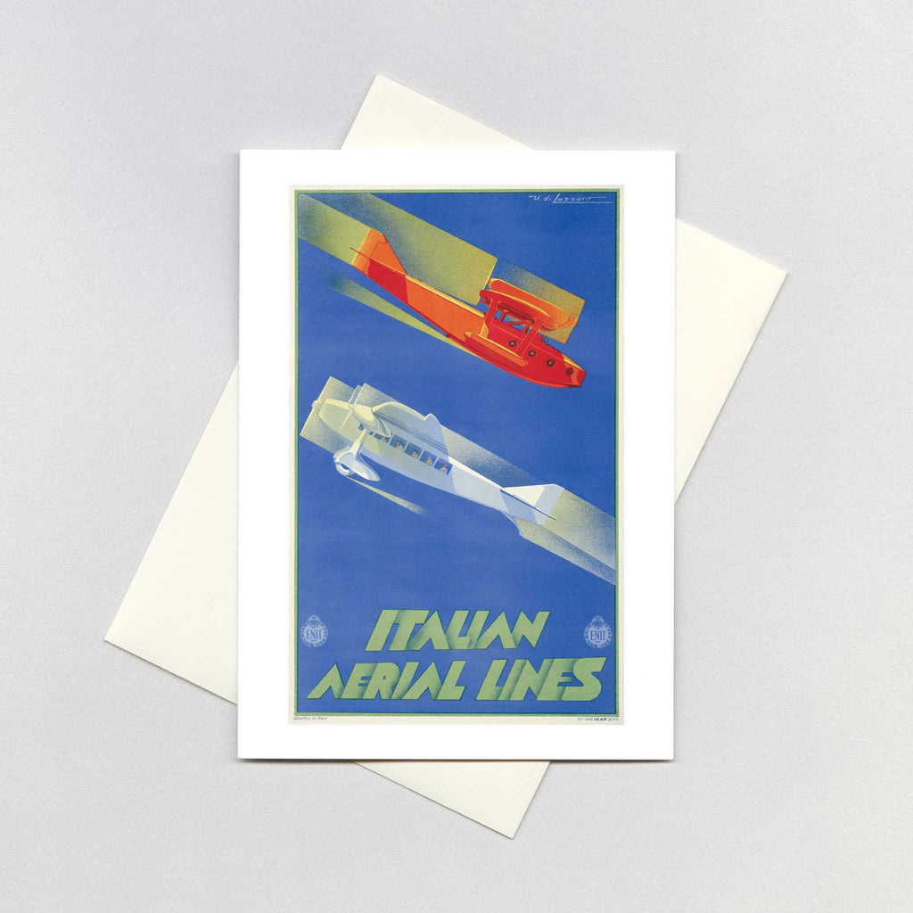 Two Italian Planes - Aeroplanes Greeting Card