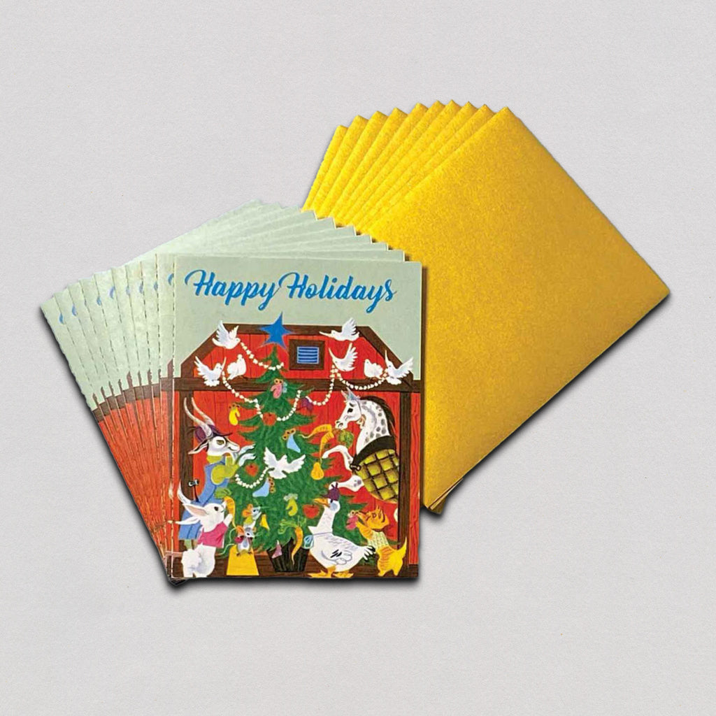 Animals' Christmas Tree - Boxed Christmas Cards