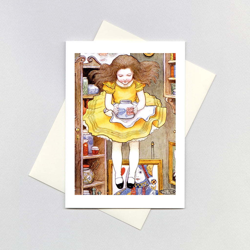 Alice Floating Down - Storybook Classics Greeting Card