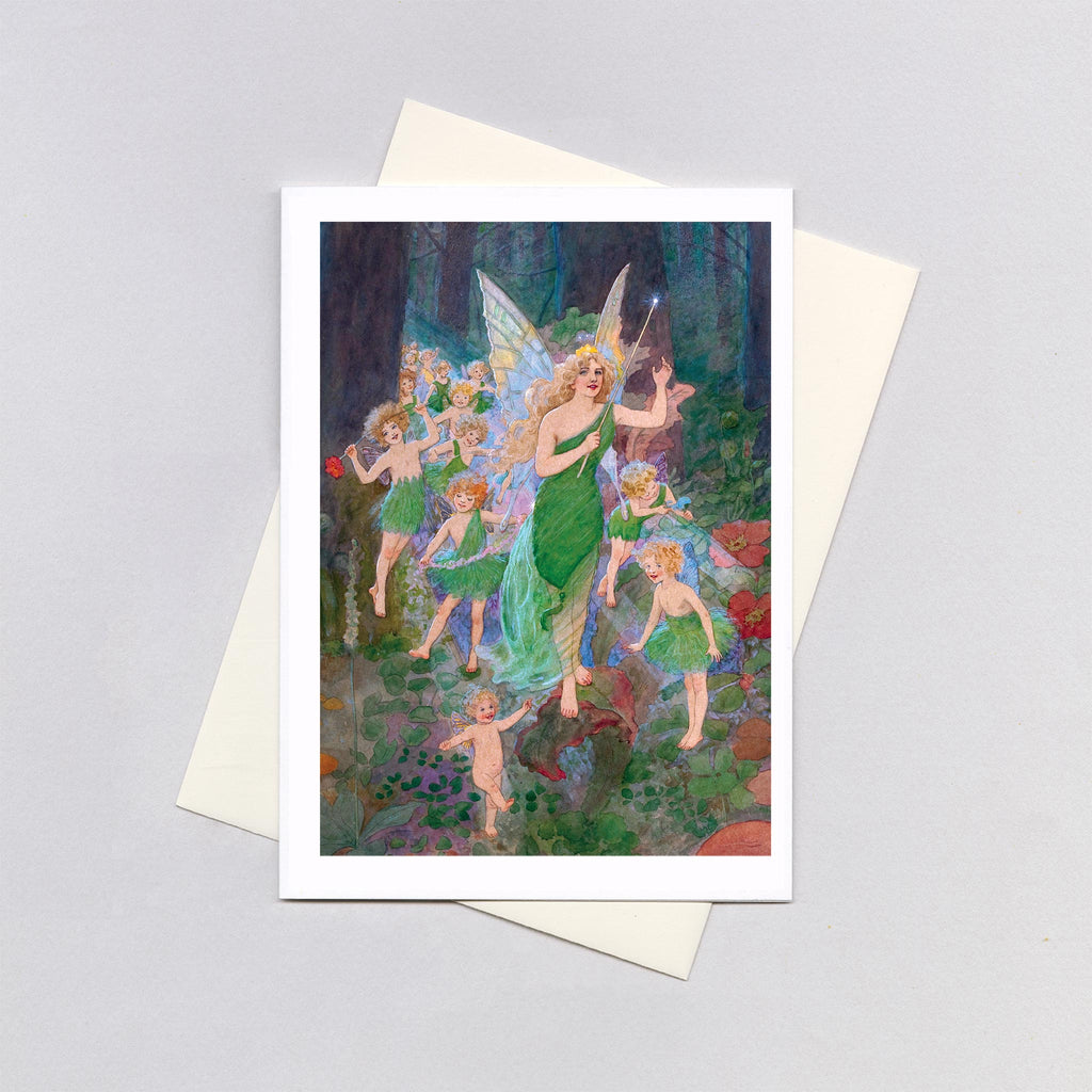 Fairy Procession - Fairies Greeting Card