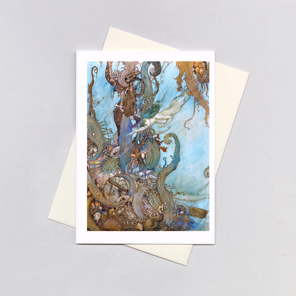 Diving Mermaid - Mermaids Greeting Card