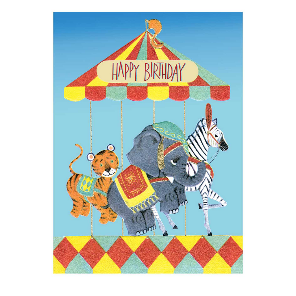 Merry-Go-Round - Birthday Greeting Card