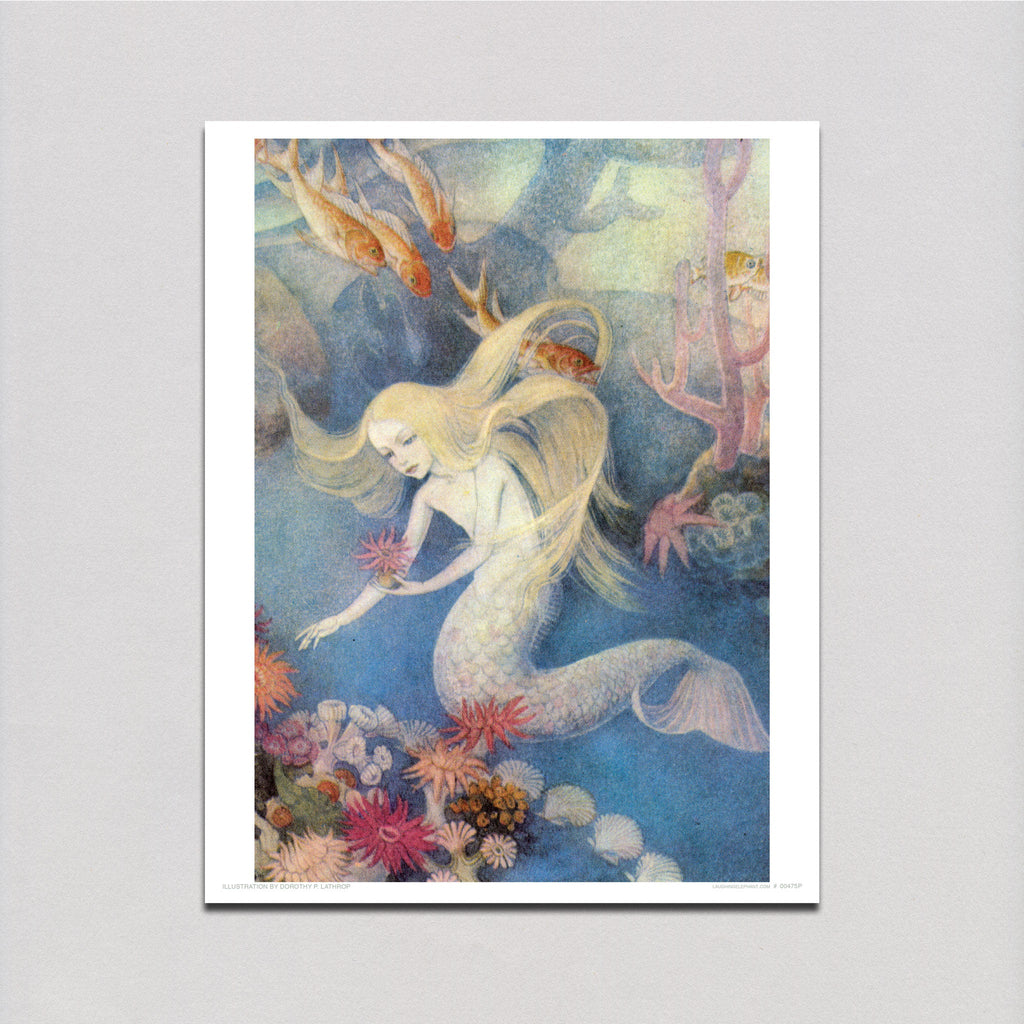 Mermaid of the Deep - Mermaids Art Print
