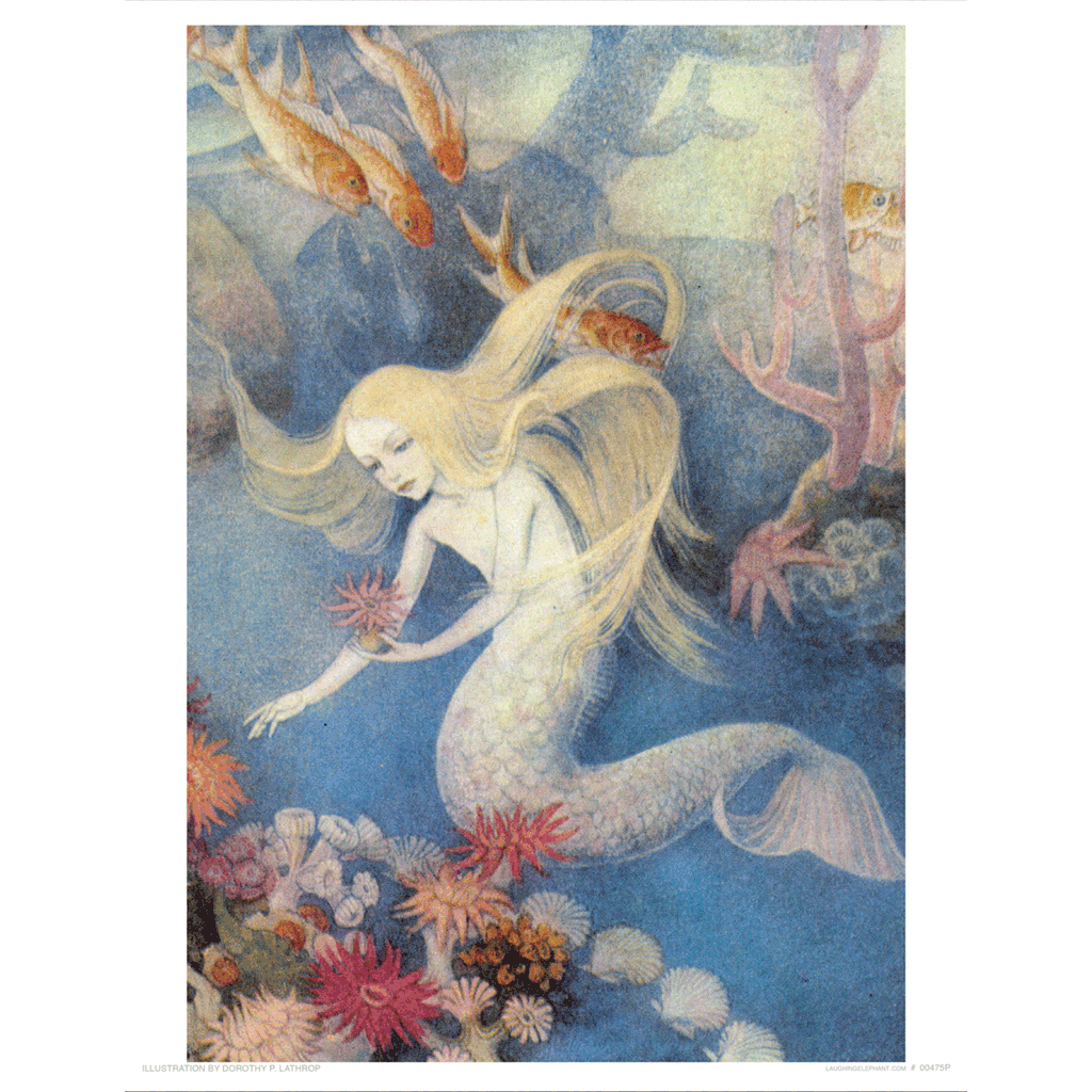 Mermaid of the Deep - Mermaids Art Print