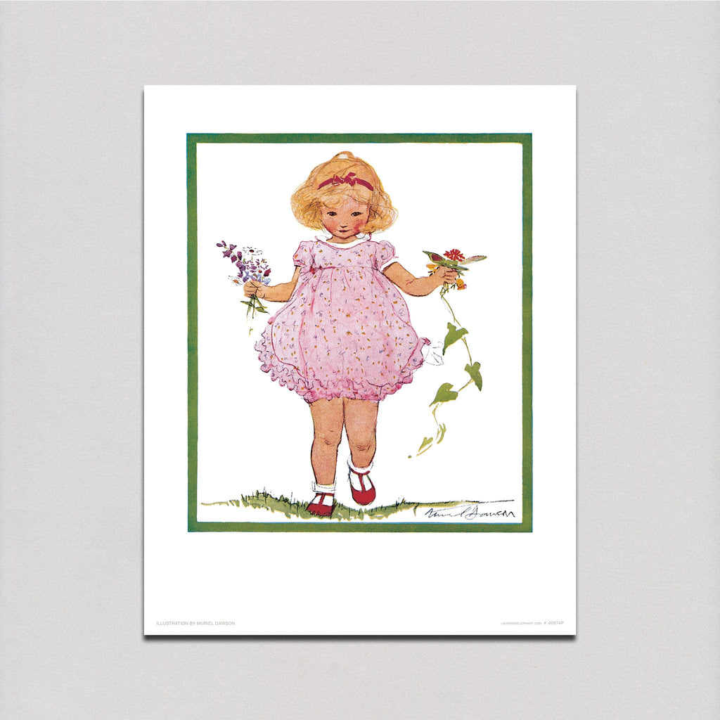 The Perfect Pink Frock - Children Art Print