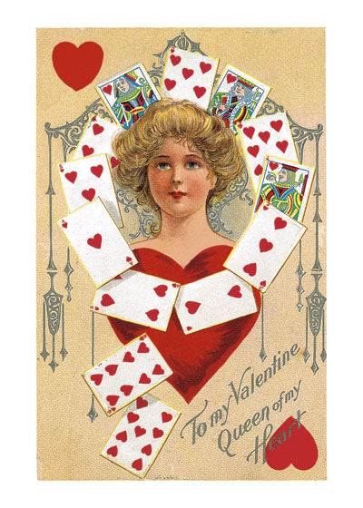 Queen of Hearts - Valentine's Day Greeting Card