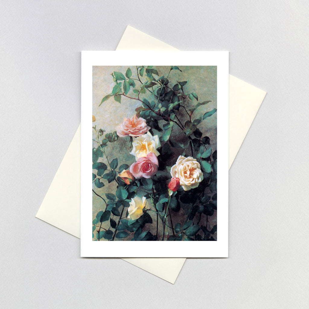 Climbing Roses - Thank You Greeting Card