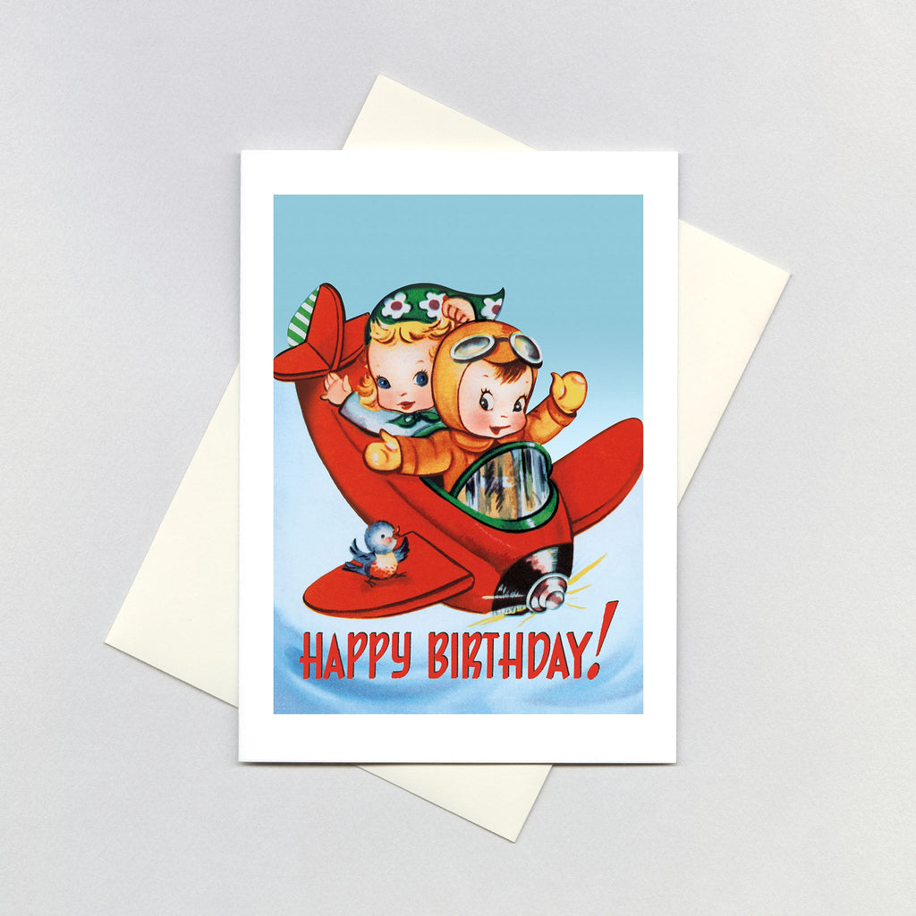 Littlest Pilots - Birthday Greeting Card