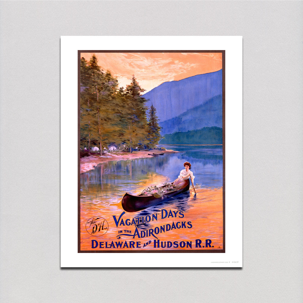 Idyllic Adirondacks - Travel Art Print