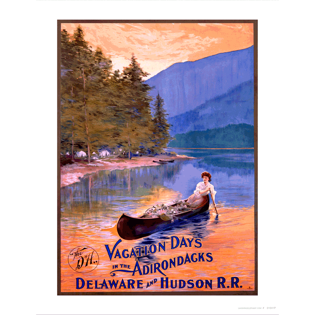 Idyllic Adirondacks - Travel Art Print
