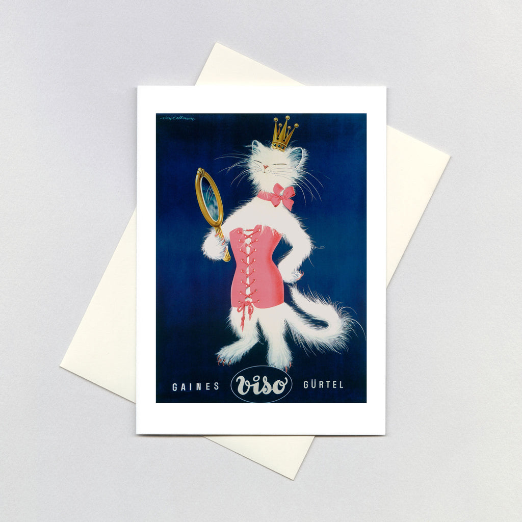 Queen of the Cats - Fashion Greeting Card