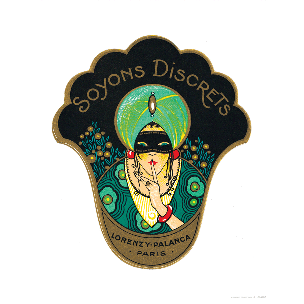 Soyons Discrets - Vintage Cosmetics Art Print