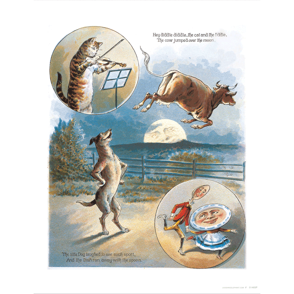 Hey, Diddle Diddle - Storybook Classics Art Print