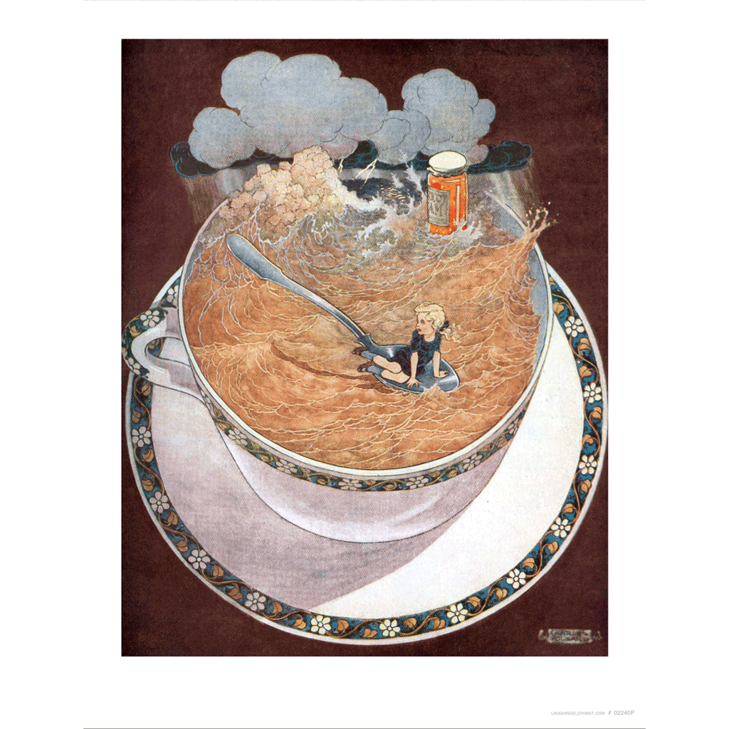 Storm in A Teacup - Weird & Wonderful Art Print