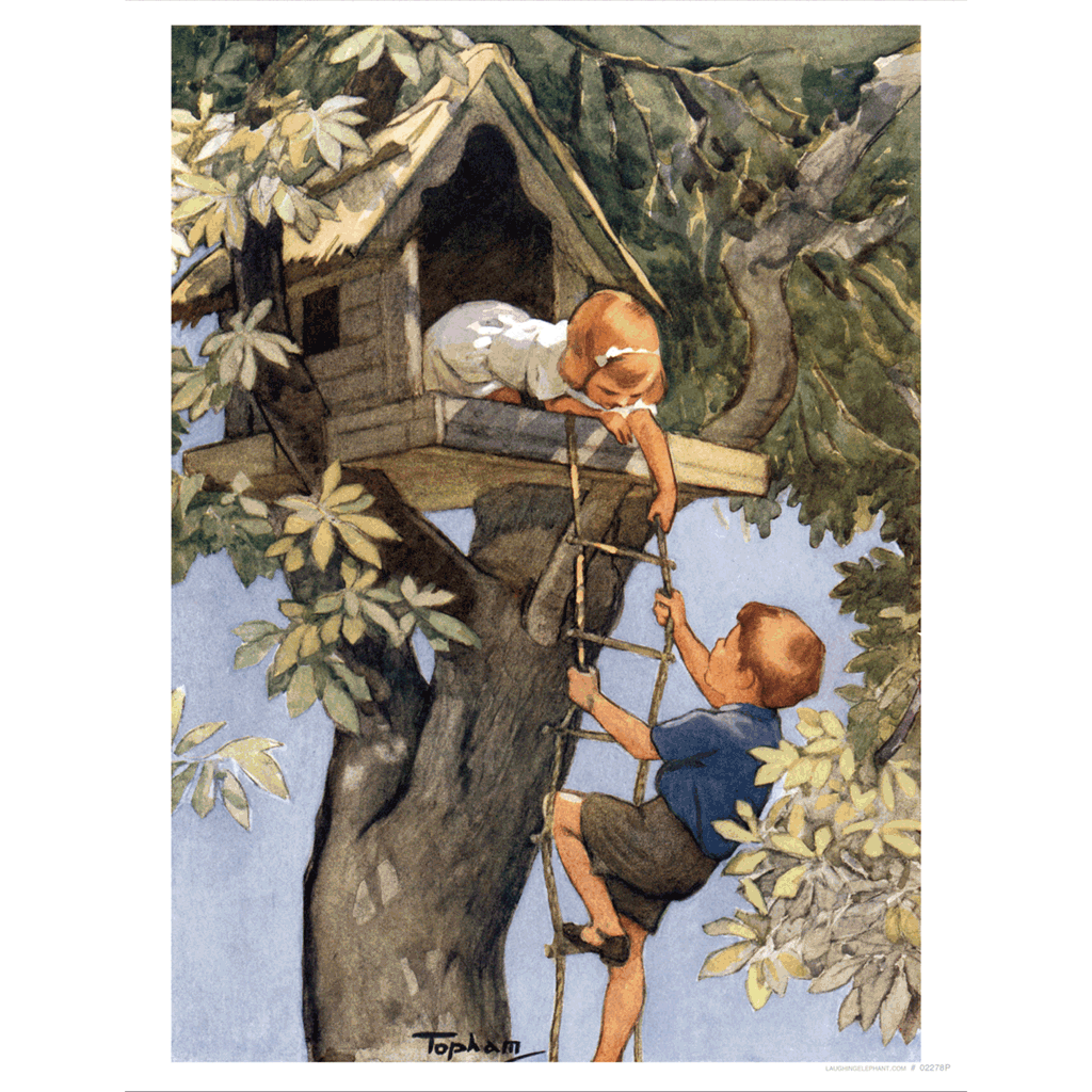 Welcome to My Treehouse! - Children Art Print