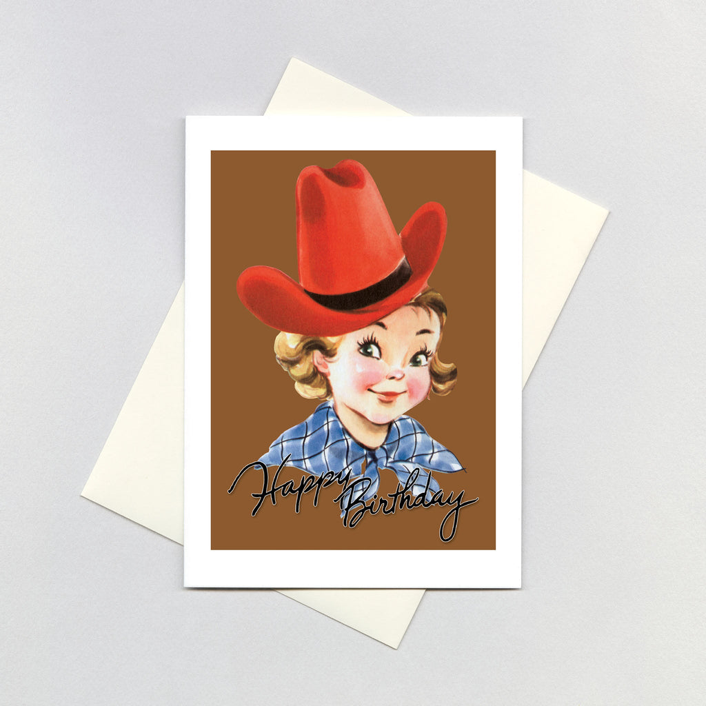 Happy Birthday Cowgirl! - Birthday Greeting Card