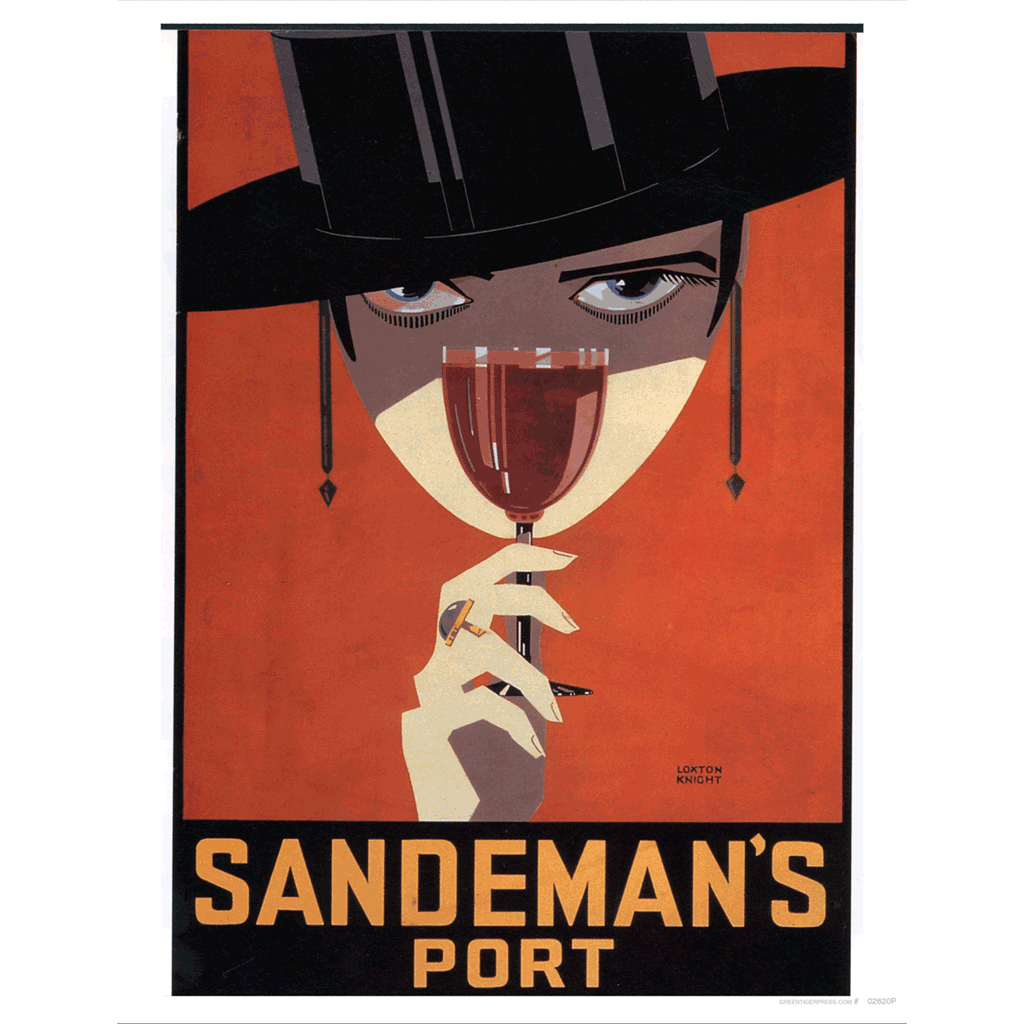 Sandeman's Port - Wine and Spirits Art Print