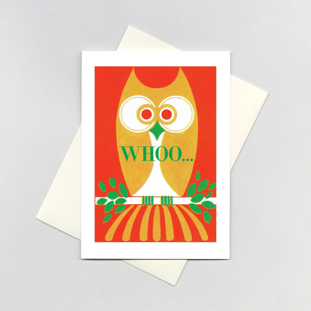 Whoo! Owl - Birthday Greeting Card