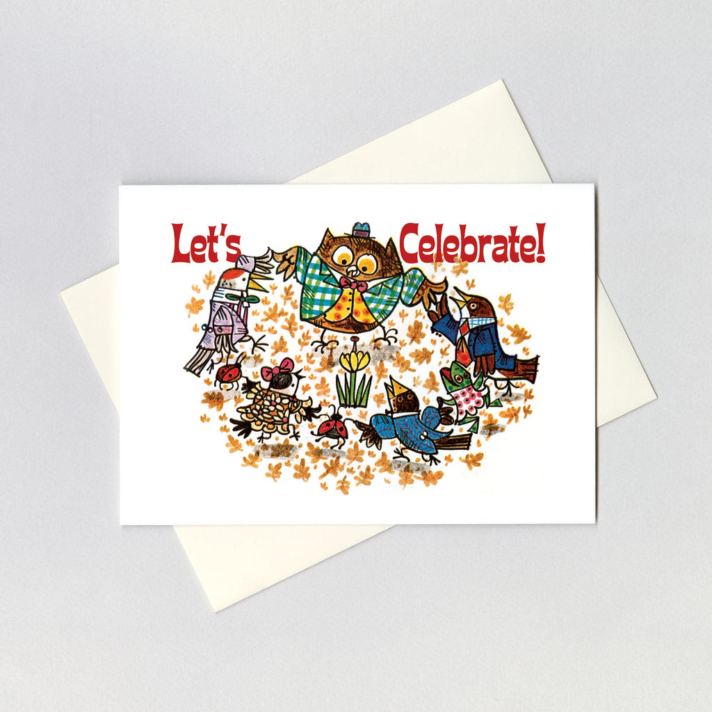 Animal Party - Birthday Greeting Card