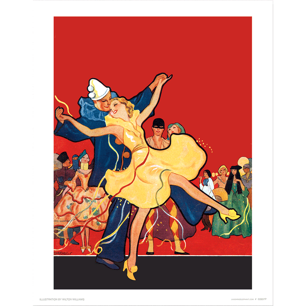 Costumed Dancers of the Thirties - Celebration Art Print