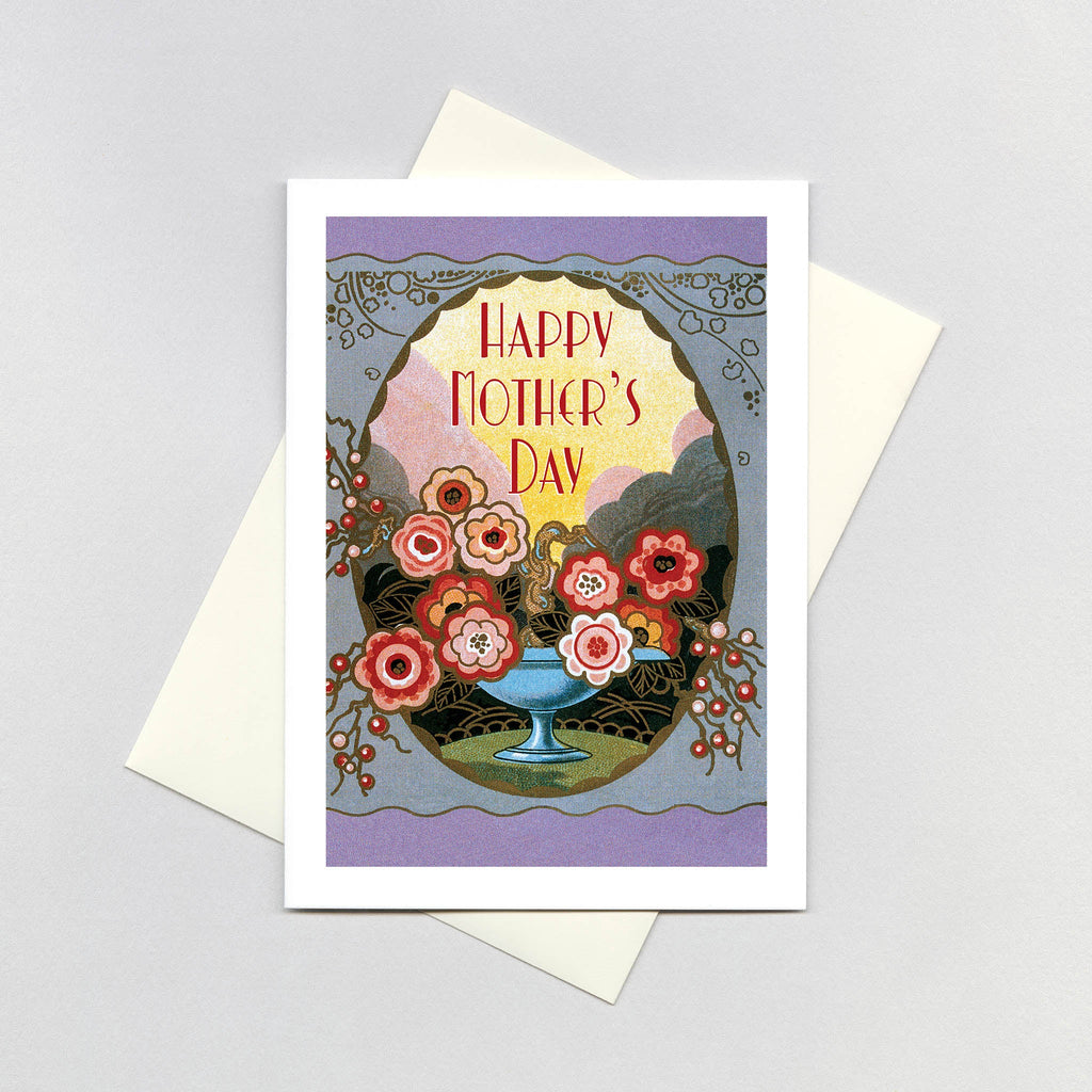 Art Nouveau Perfume Label - Mother's Day Greeting Card