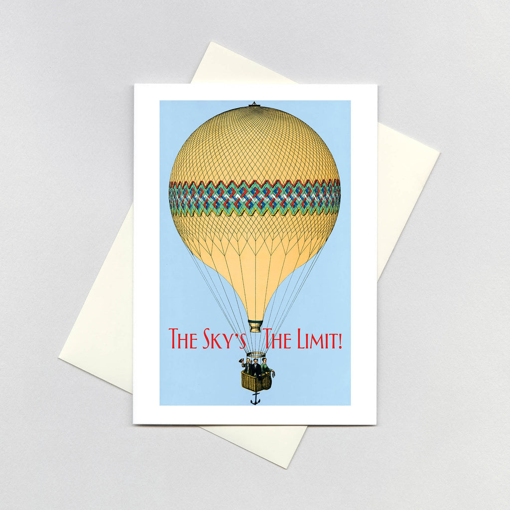 Hot Air Balloon - Graduation Greeting Card