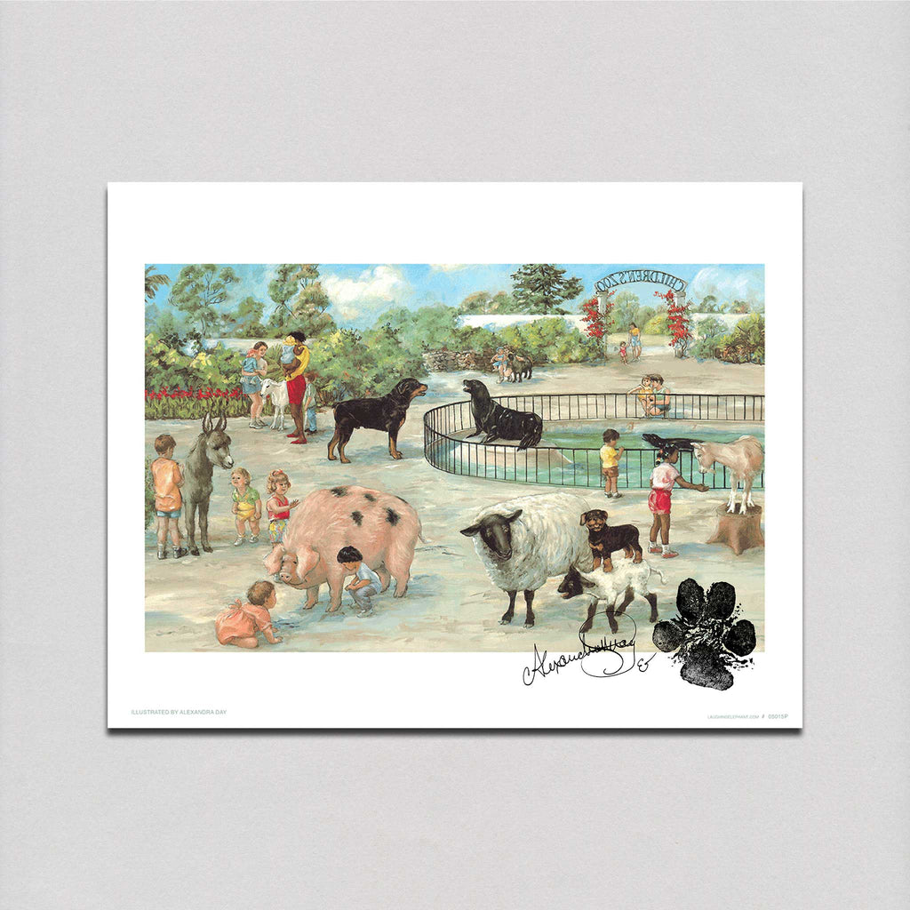 Carl at the Zoo - Good Dog, Carl Art Print (Signed)