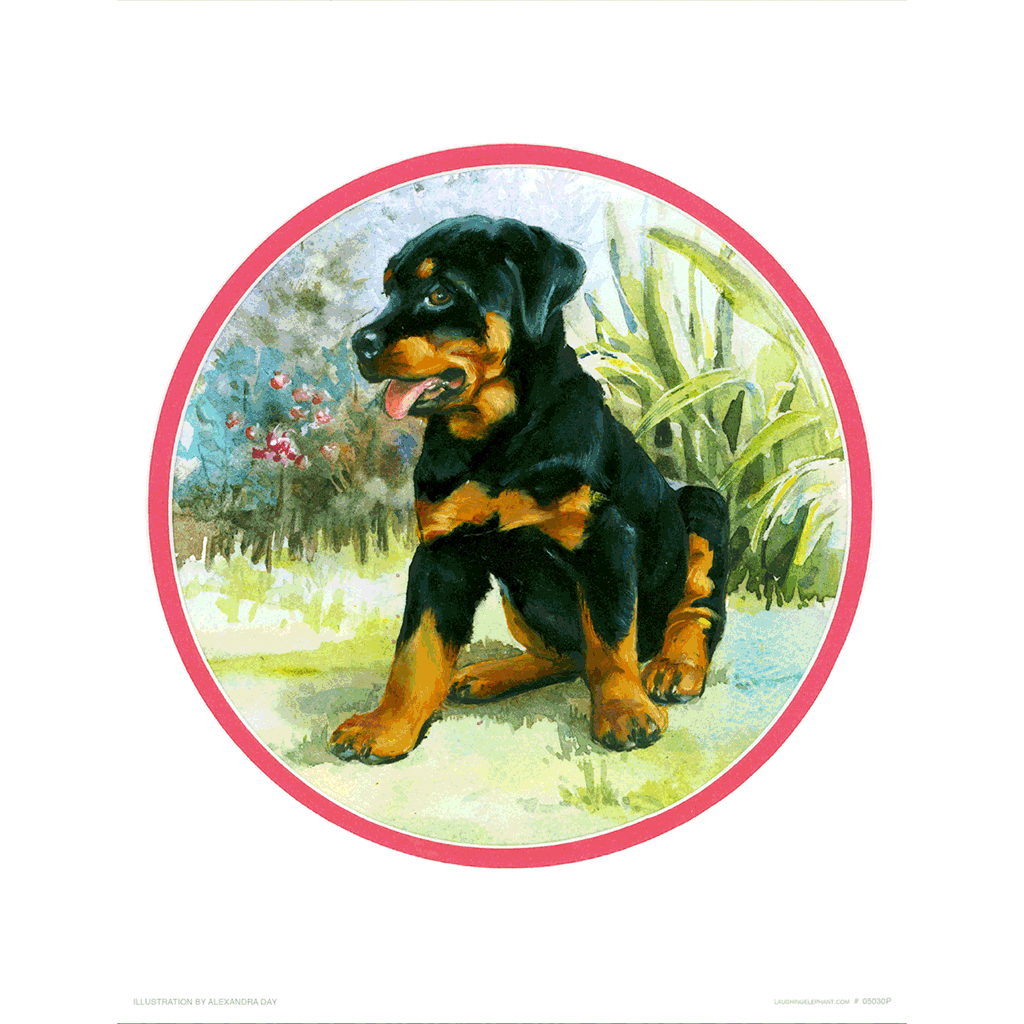 Puppy Carl - Good Dog, Carl Art Print