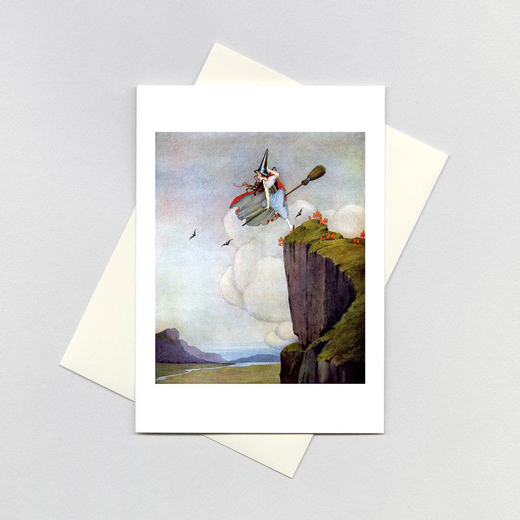 Witch Taking Flight • Fairies Greeting Card