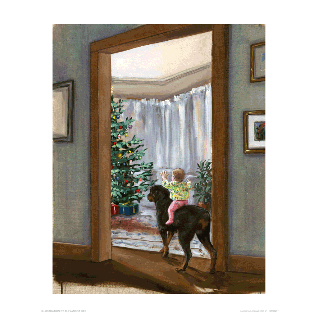 See the Christmas Tree, Carl! - Good Dog, Carl Art Print