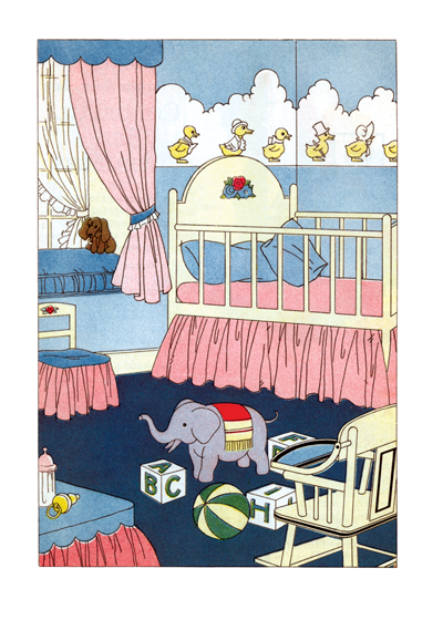 Baby's Nursery - Baby Greeting Card