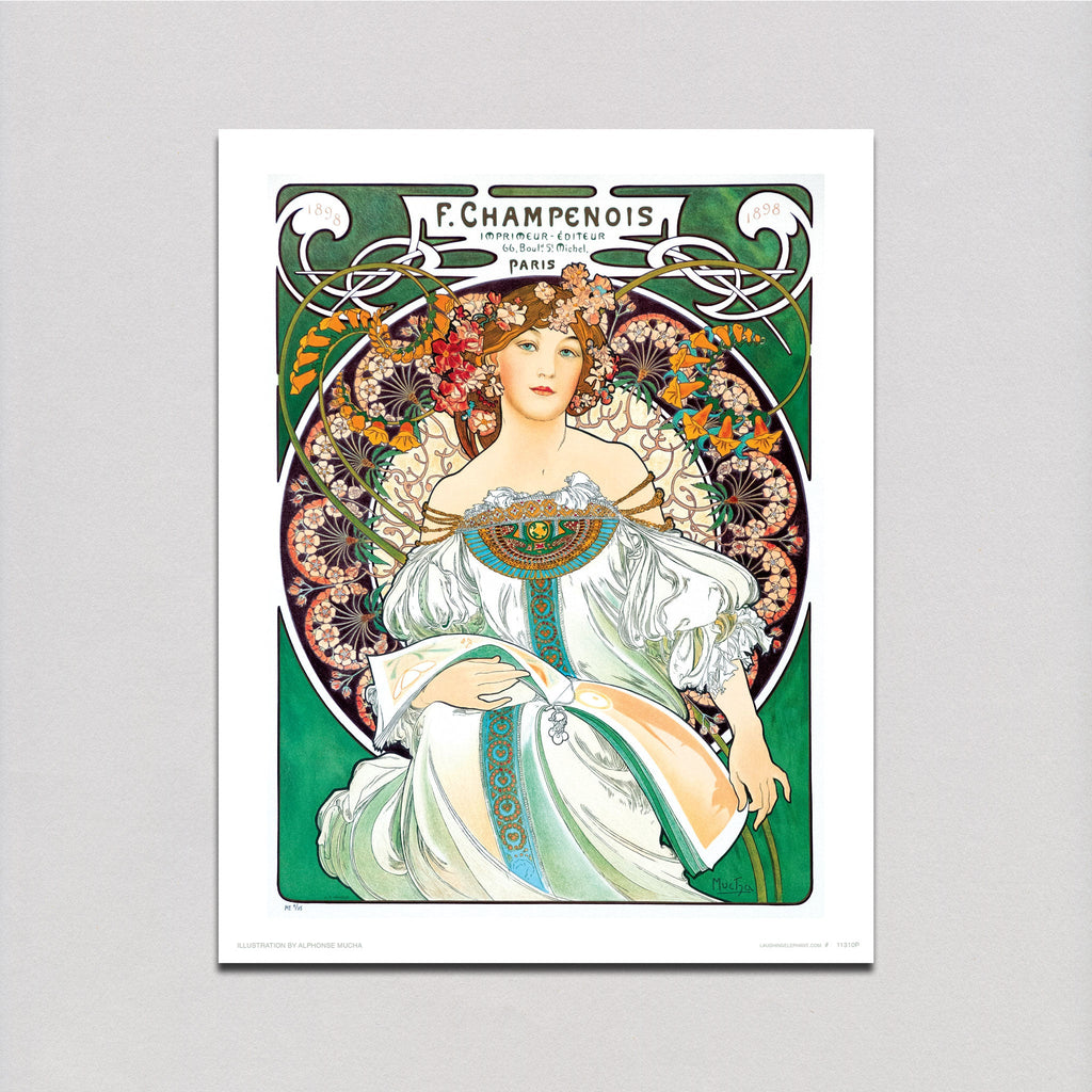 Reverie - Alphonse Mucha Art Print