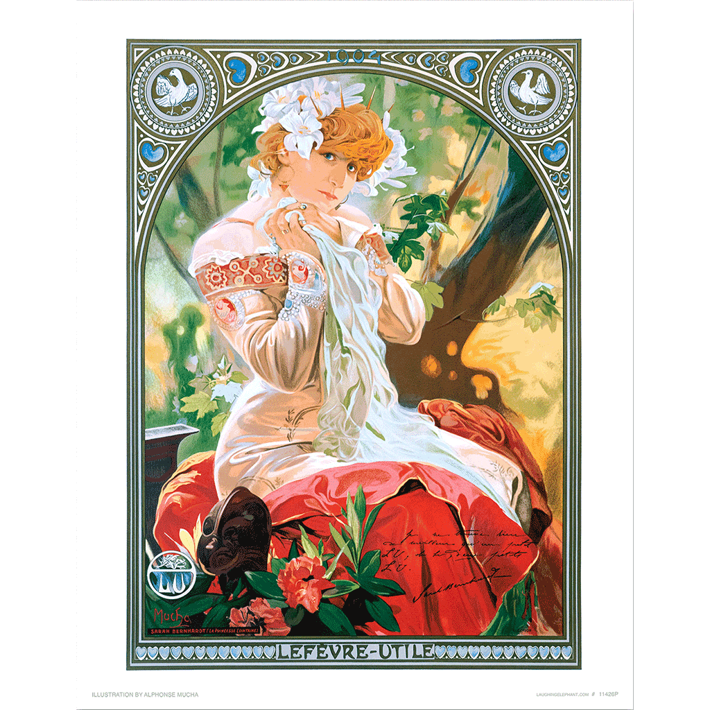 La Princesse Lointaine - Alphonse Mucha Art Print