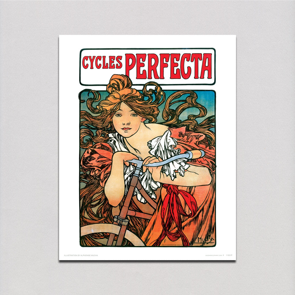 Cycles Perfecta - Alphonse Mucha Art Print
