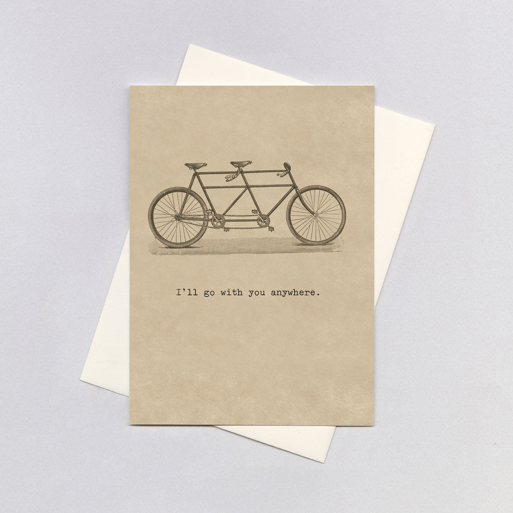 Bicycle Built for Two - Romance Greeting Card