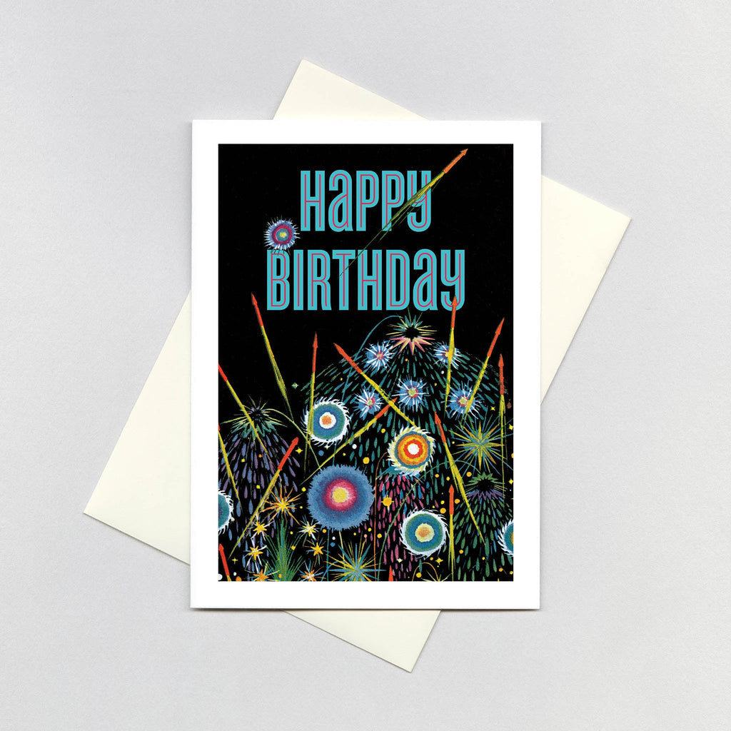 Fireworks - Birthday Greeting Card
