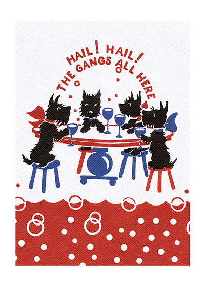 Scottie Dogs' Party - Celebration Greeting Card