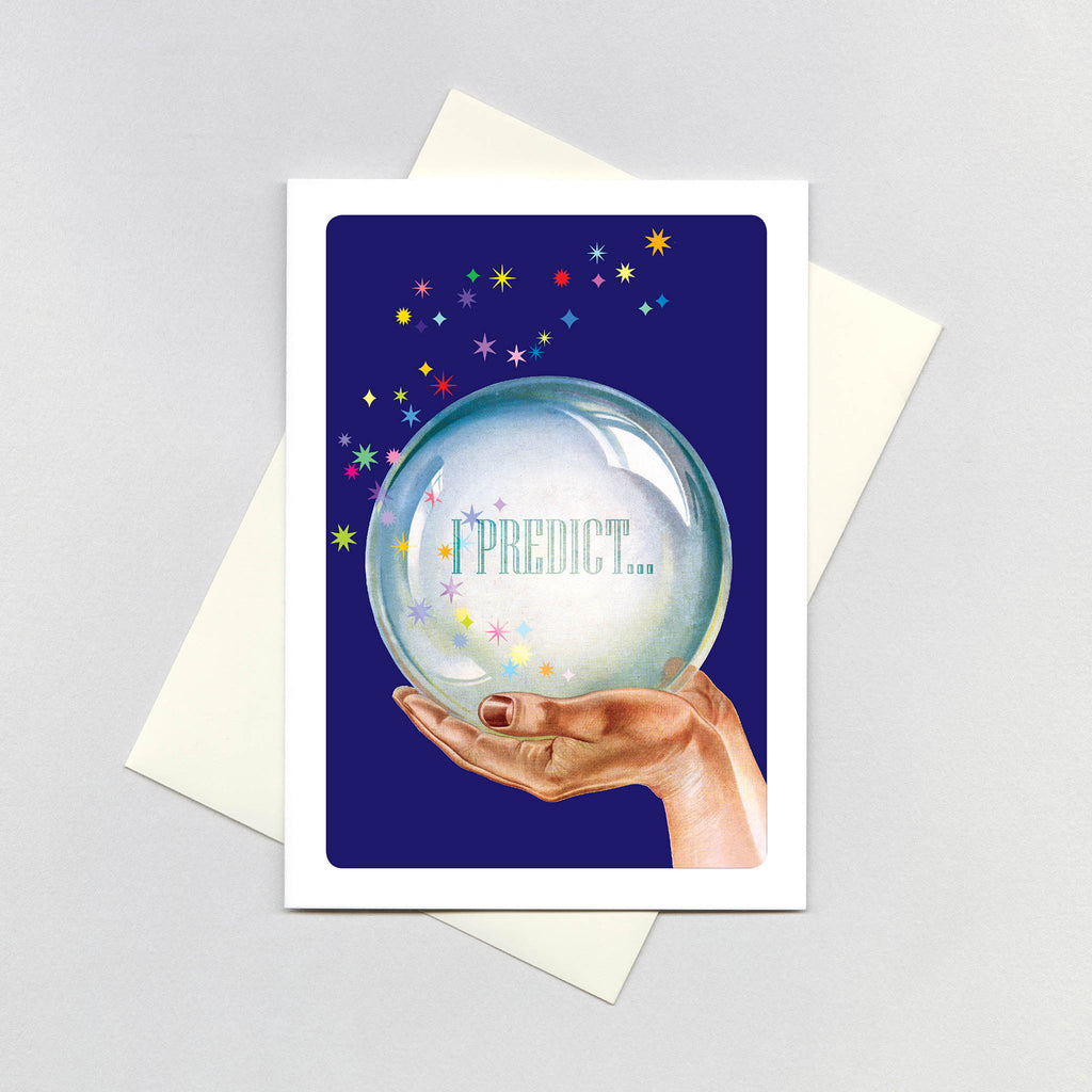 Crystal Ball - Encouragement Greeting Card