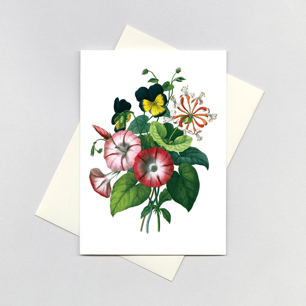 Morning Glory Bouquet - Sympathy Greeting Card