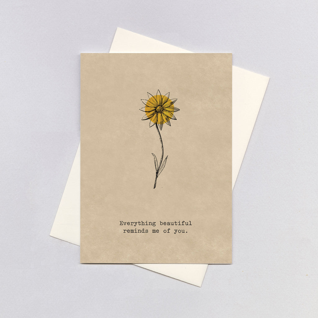 Everything Beautiful - Friendship Greeting Card