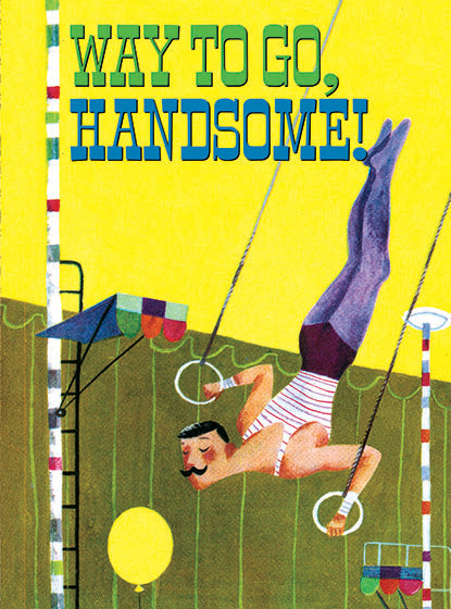 Handsome Aerialist - Thinking of You Greeting Card