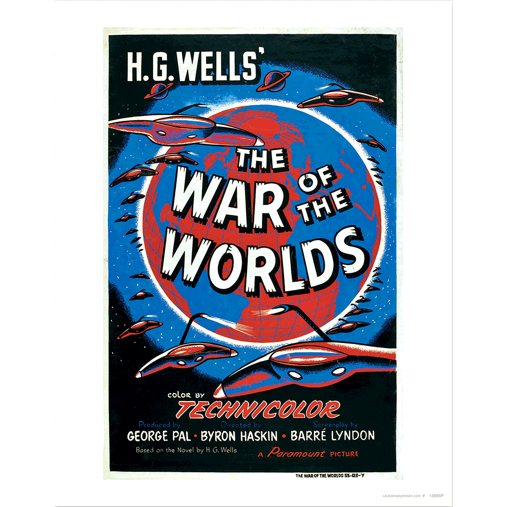 The War of the Worlds Poster - Retro Movie Posters Art Print