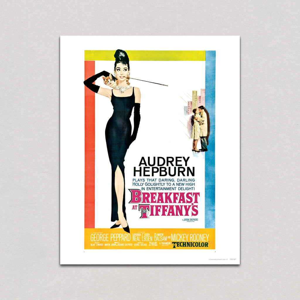 Breakfast at Tiffany's Poster - Retro Movie Posters Art Print