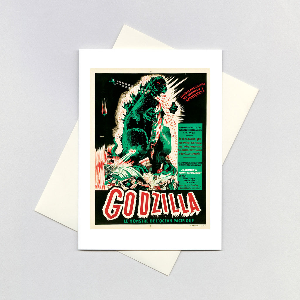 Godzilla Poster - Retro Movie Posters Greeting Card