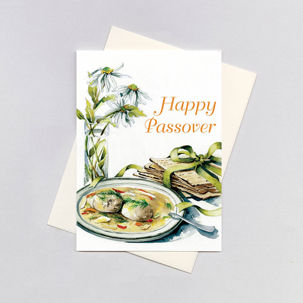 Matzoh Ball Soup - Passover Greeting Card
