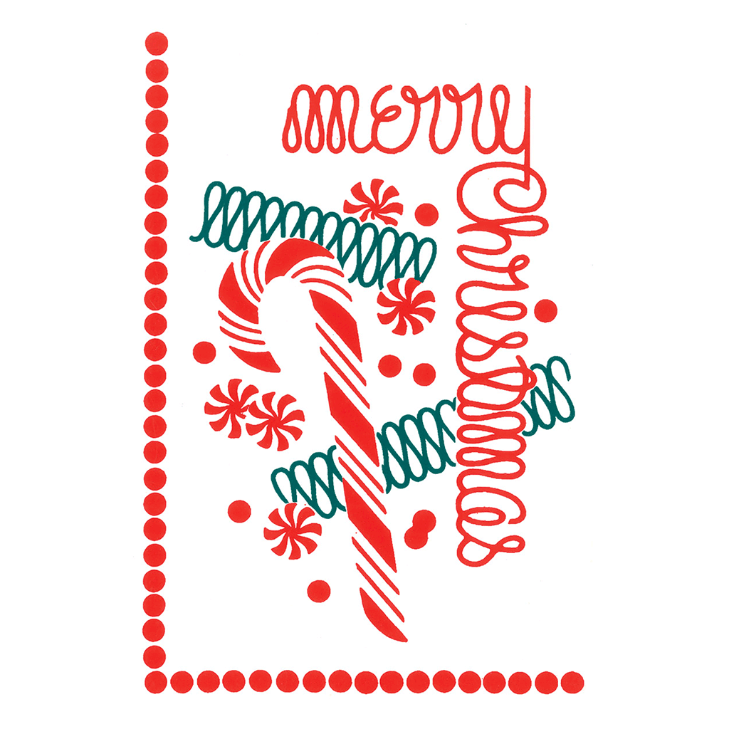 Christmas Candy - Christmas Greeting Card