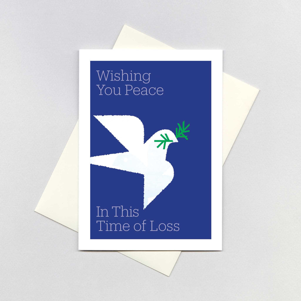 Dove with a Branch - Sympathy Greeting Card