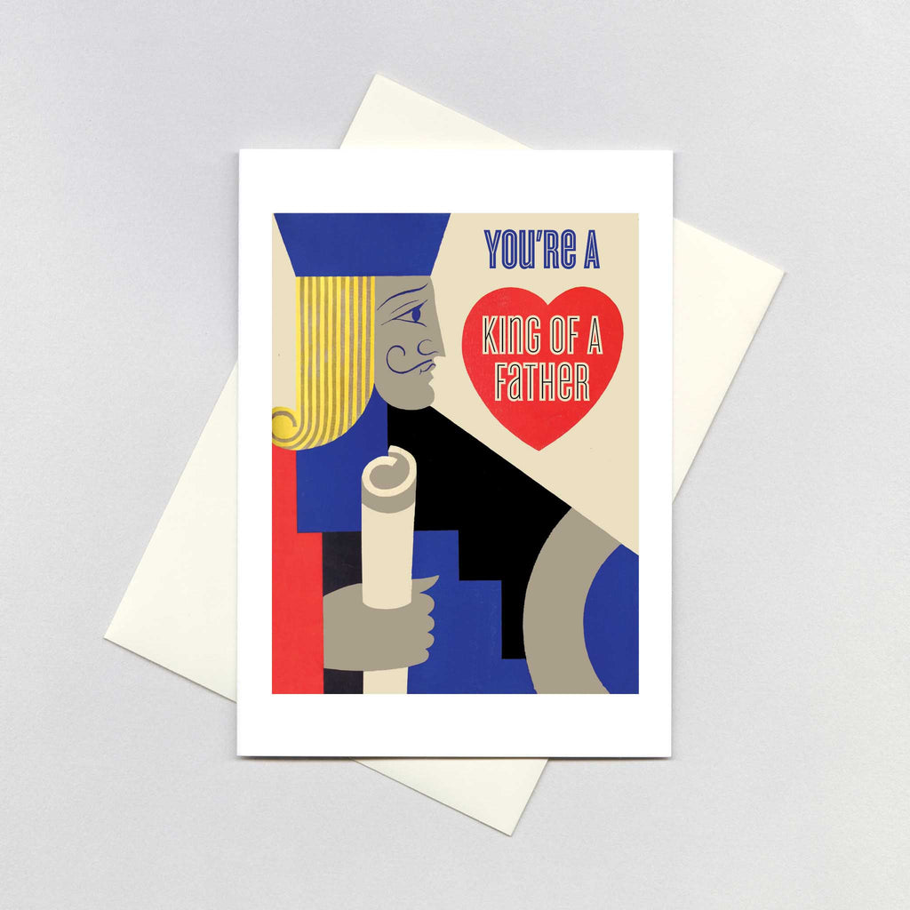King of Hearts - Father's Day Greeting Card