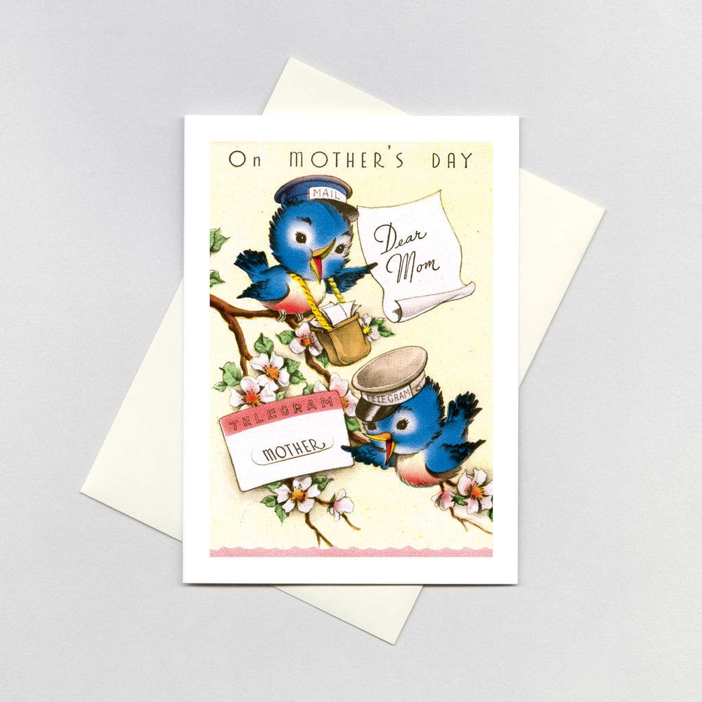 Blue Bird's Greeting - Mother's Day Greeting Card